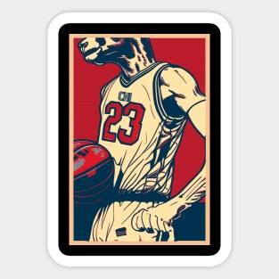 Chicago Number 23 Goat Sticker